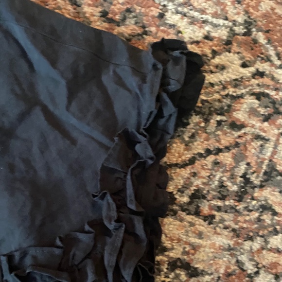 Zara Navy Ruffle Mini Dress - Picture 4 of 5